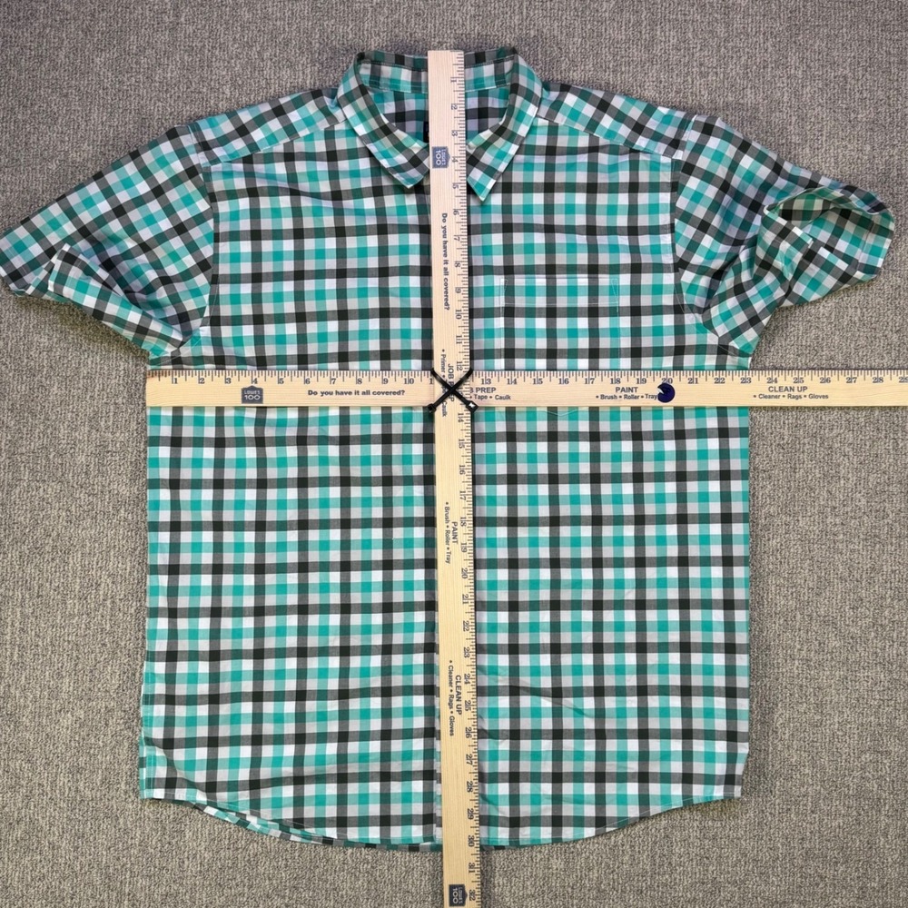 Patagonia Organic Cotton Plaid Button Up Shirt Mens Large Short Sleeve - Picture 7 of 8